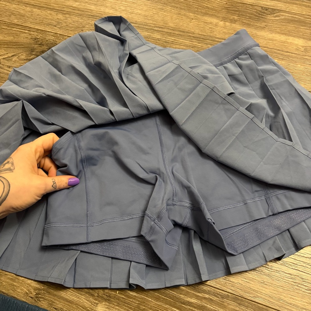 NWOT Lululemon High-Rise Pleated Tennis Skirt *14” (Oasis Blue) Size 6 - Picture 5 of 8